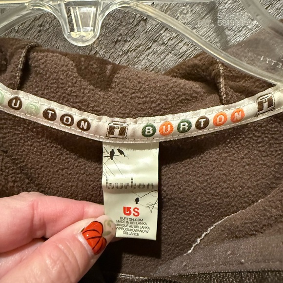 Burton Women’s Small Plaid Fleece Warm-up Jacket - Picture 2 of 6